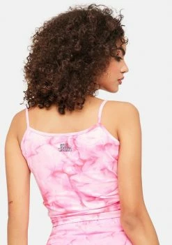 Outlet ๐ Cute Mistake Pink Island Life Ruched Tie Dye Top โจ 7 Cute Mistake Pink Island Life Ruched Tie Dye Top