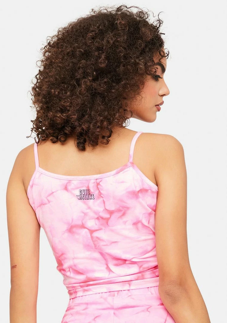 Outlet ๐ Cute Mistake Pink Island Life Ruched Tie Dye Top โจ 4 Cute Mistake Pink Island Life Ruched Tie Dye Top
