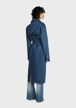Milk It Outerwear Bandit Denim Trench