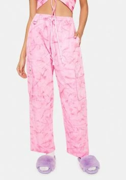 Cute Mistake Pink Get It Poppin Cargo Pants Bottoms