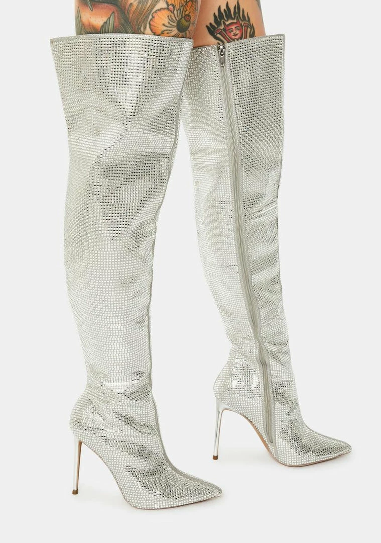 Budget ⭐ Steve Madden Skyscraper Over The Knee 🥾 Boots 🎉 1 Steve Madden Skyscraper Over The Knee Boots