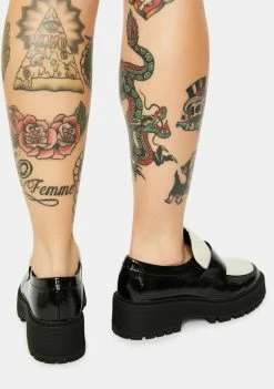 Brand new ๐ฏ Steve Madden Black & White Malvern Loafers โค๏ธ 7 Steve Madden Black & White Malvern Loafers