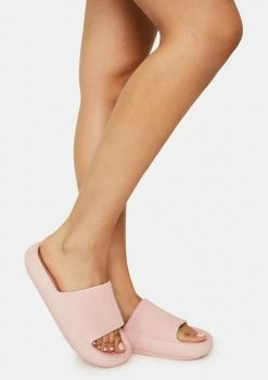 Flash Sale 😀 Steve Madden 🩴 Sandals Pink Scuba Slides 🥰 6 Steve Madden Sandals Pink Scuba Slides