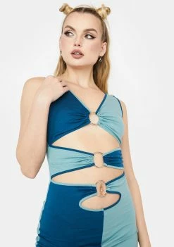 Cute Mistake Dresses Too Blue Sweet Love Midi Dress