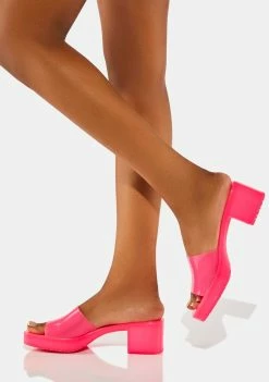 Steve Madden Block Heels Pink Harlin Kitten Heels