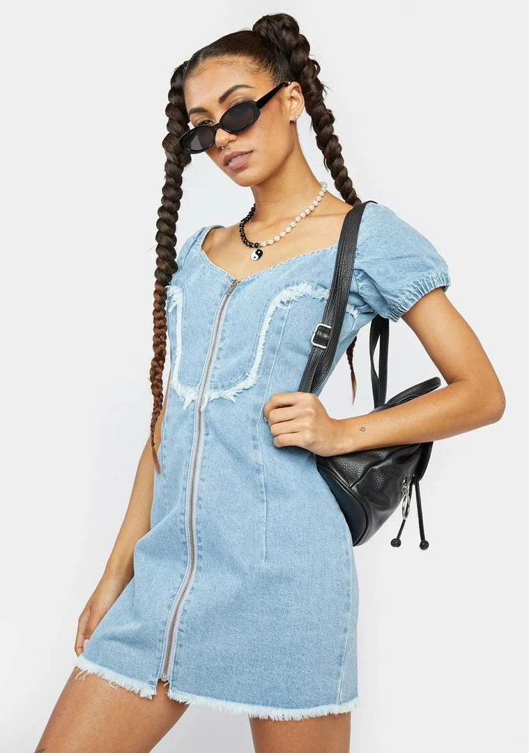 Wholesale ❤️ Milk It Badlands Recycled Denim 👗 Dress 💯 2 Milk It Badlands Recycled Denim Dress