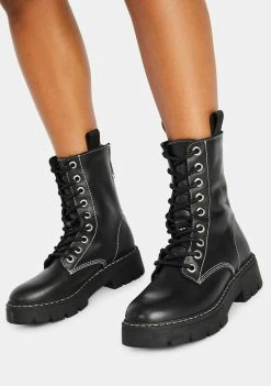 Steve Madden Kanyon Combat Boots Boots & Booties