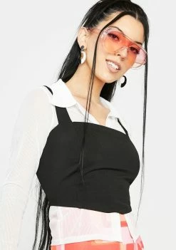 4SI3NNA Hollie Crop Top Tops