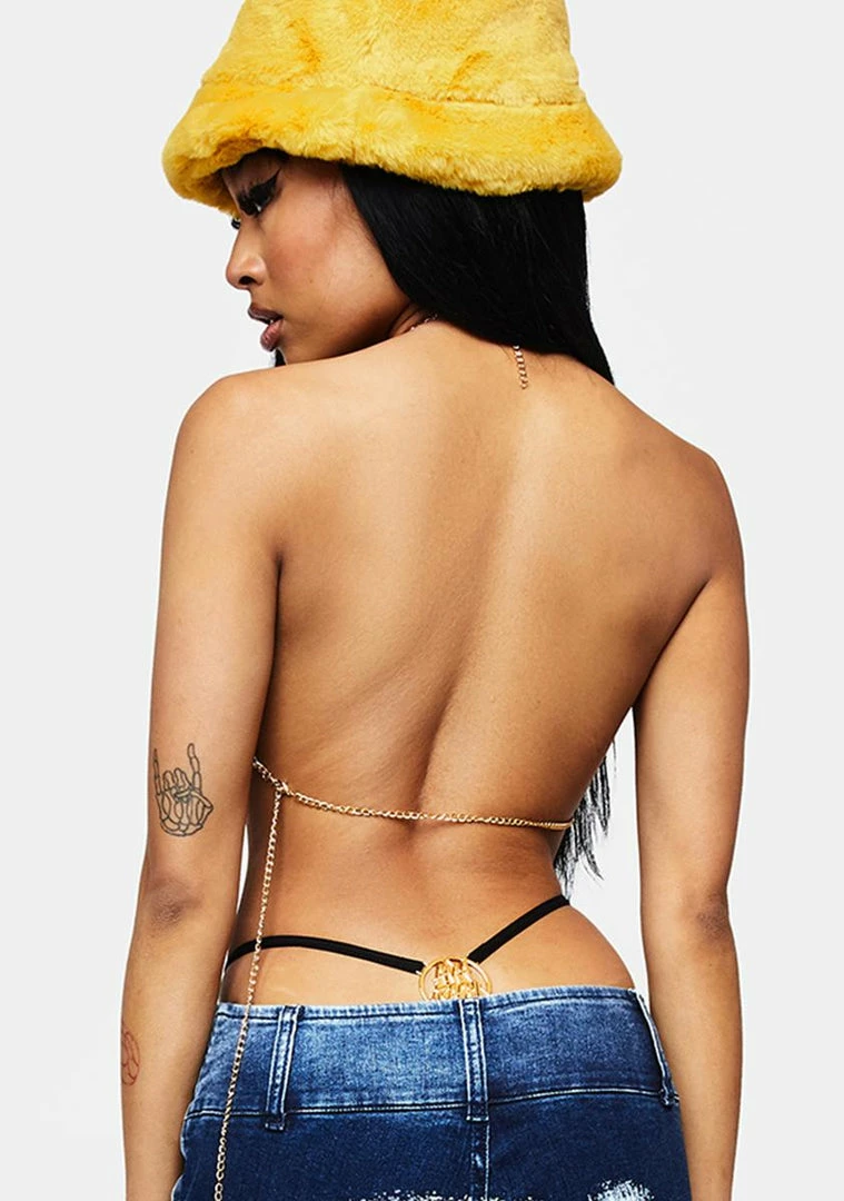 Best Sale ✔️ Amarachi Acapulco Gold Chain Bra 🥰 4 Amarachi Acapulco Gold Chain Bra
