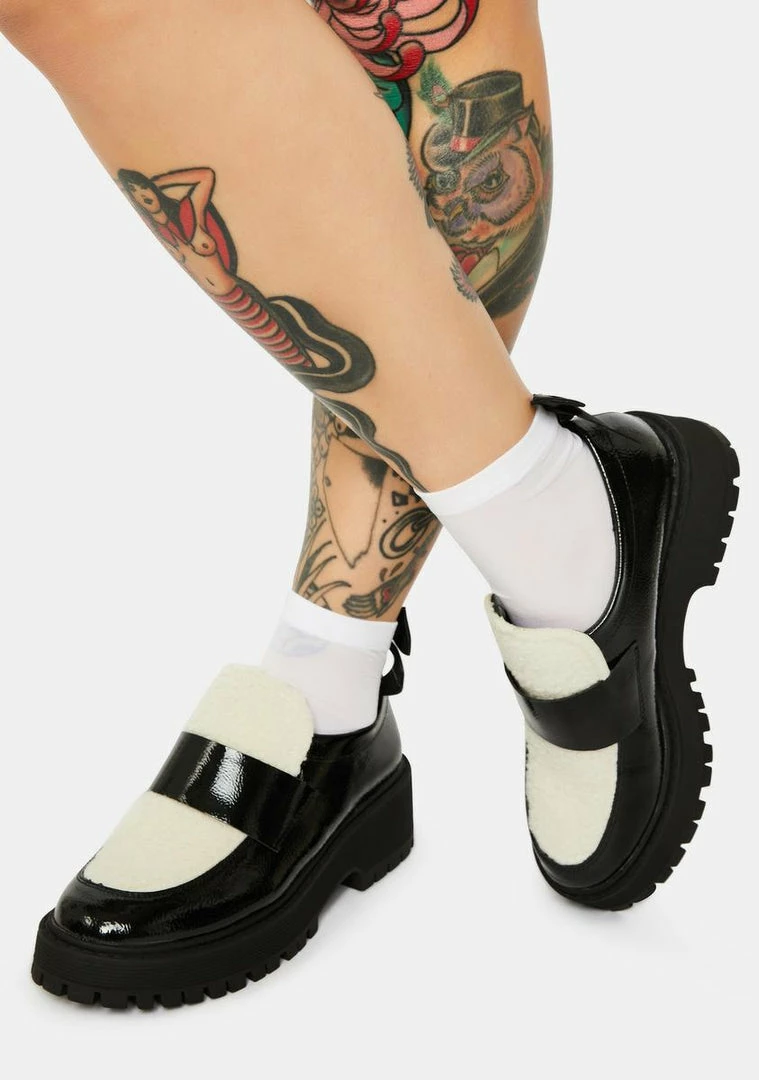 Brand new ๐ฏ Steve Madden Black & White Malvern Loafers โค๏ธ 1 Steve Madden Black & White Malvern Loafers