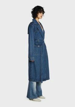 Milk It Outerwear Bandit Denim Trench