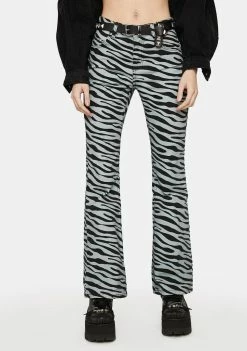 Milk It Boyfriend Jeans Zebra Print Wild Jeans