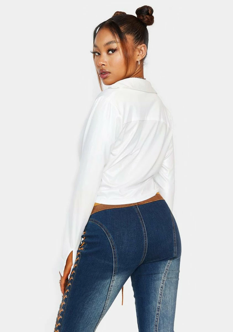 Budget ⌛ 4SI3NNA White Beau Top Tops 🛒 4 4SI3NNA White Beau Top Tops