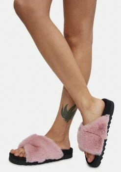 Steve Madden Light Pink Amari Slide Sandals