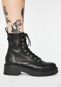 Steve Madden Tornado Leather Ankle Boots