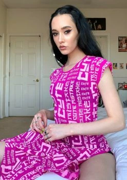 Cute Mistake Pretty Poison Midi Dress Dresses