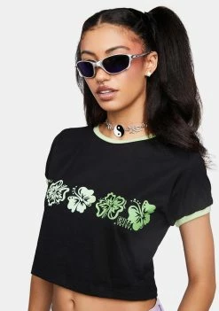 Cute Mistake Happy Hour Crop Tee