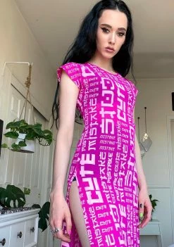 Cute Mistake Pretty Poison Midi Dress Dresses