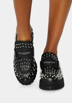 Buy โ๏ธ Steve Madden Malvern Studded Loafers ๐ 6 Steve Madden Malvern Studded Loafers