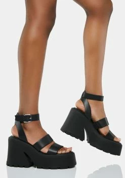 Steve Madden Store 5 Steve Madden Black Abbot Platform Heels
