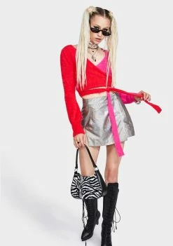 4SI3NNA Jackie Wrap Sweater