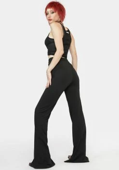 Top 10 ⌛ 4SI3NNA Bottoms Black Sheena Cutout Pants 🎉 7 4SI3NNA Bottoms Black Sheena Cutout Pants
