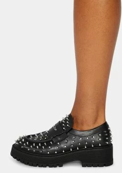 Steve Madden Malvern Studded Loafers