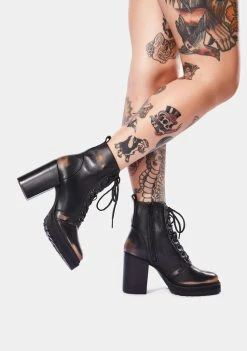 Steve Madden Boots & Booties Rivet Lace Up Boots