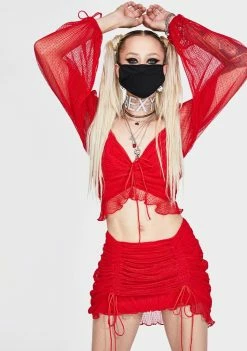 4SI3NNA Eleanor Ruched Skirt Bottoms