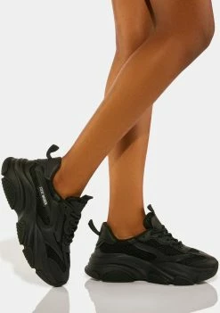 Steve Madden Black Possession Sneakers